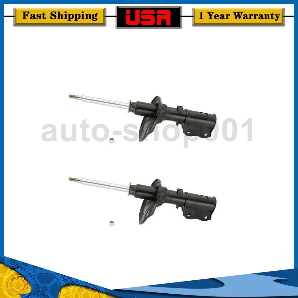 Par de amortecedores dianteiros KYB compatíveis com 1989 1990 1991 1992 Dodge Colt - Imagem 1 de 4