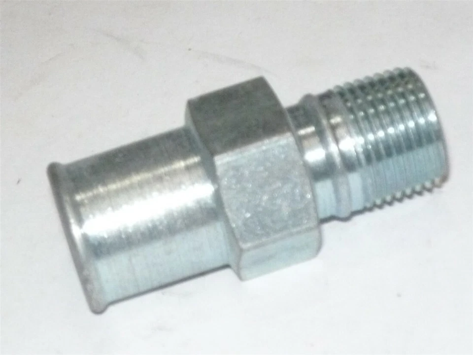 Pezón de conversión de manguera de calefacción de 3/4 pulgadas Ford GM AMC Chrysler Foto 1 de 1