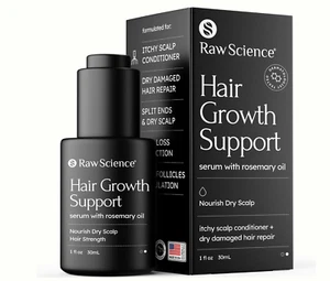 Biotin Keratin Rosemary Oil for Hair Growth Serum for Dry Damaged Hair w/Coconut - Picture 1 of 7