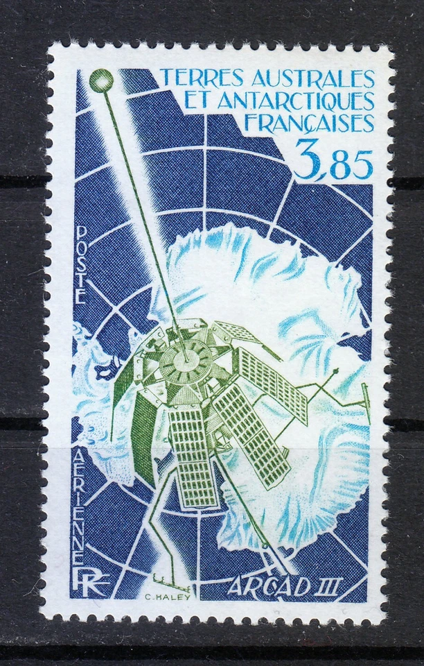 TAAF 1981 MNH Mi 164 ARCAD-3 / АРКАД-3 Soviet-French project, satellite,space ** - Image 1 of 1