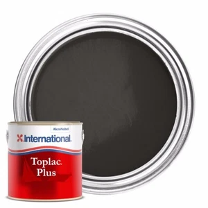 International Toplac Plus 750ml Jet Black Boat Dinghy Marine Paint YLK999 - Picture 1 of 2