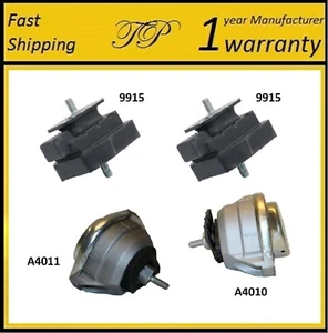 4 PCS FRONT MOTOR & TRANS MOUNT FOR 2009-2010 BMW 528i, 528i xDrive 3.0L - Picture 1 of 5