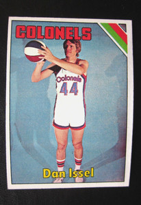 1975-76 TOPPS BASKETBALL DAN ISSEL COLONELS #260 VG/EX NICE COLOR EDGES RI WRINK