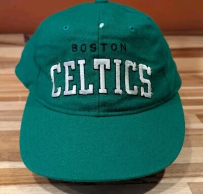 Vintage 90s NBA  Boston Celtics Starter Official SnapBack Hat Cap Wool  - Image 1 of 4