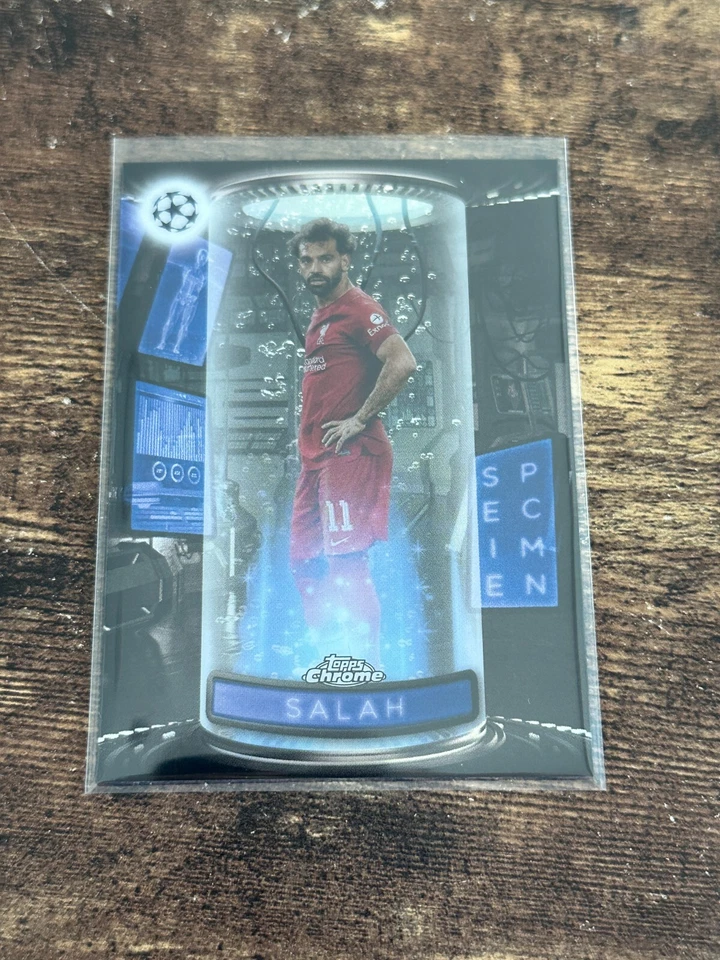2022-23 Topps Chrome UEFA Club Competitions Specimens #S7 Mohamed Salah - Image 1 of 1