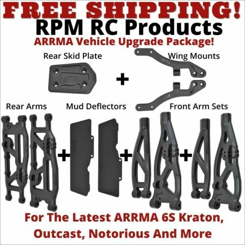 *NEW* RPM UPGRADE PACKAGE FOR ARRMA 6S Outcast Kraton Notorious V1-V4 ONLY - Image 1 of 1