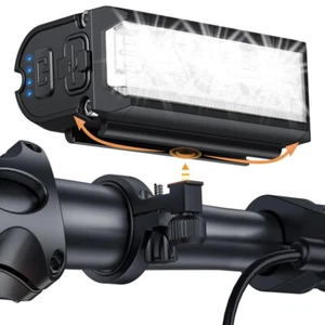 Waterproof LED Bike Light USB Rechargeable Super Bright Bicycle Front Headlight - Picture 1 of 14