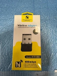 Wireless USB WiFi Adapter 802.11ac Dual Band 450 m b p s USB Wifi Dongle New - Picture 1 of 2