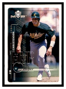 1999 Upper Deck MVP #153 RYAN CHRISTENSON Oakland Athletics ~E4N