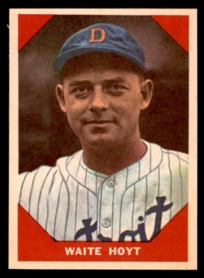 1960 Fleer Baseball Greats Baseball #69 Waite Hoyt NM/MT - Image 1 of 2