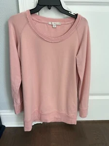 Boston Proper Women's PulloverTunic sweatshirt Size S Small Pink - Picture 1 of 5