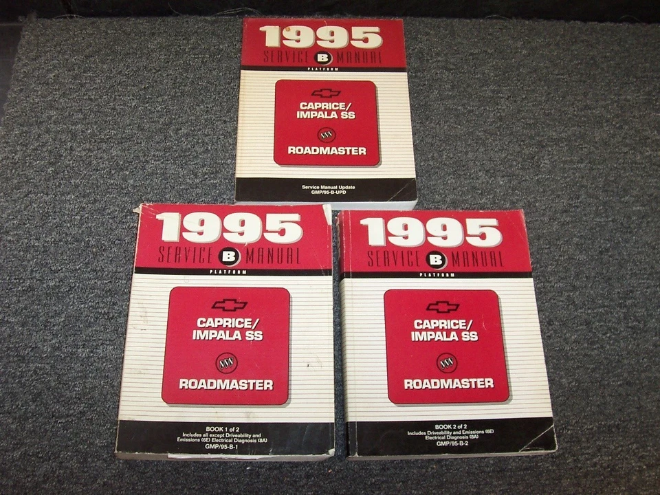 Chevy Caprice Impala SS 1995 Buick Roadmaster taller manual de reparación Foto 1 de 1