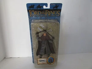 TOY BIZ 81359 LORD OF RINGS RETURN OF KING GIMLI FIGURE NEW  L18-LotD - Picture 1 of 3