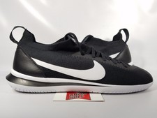 Nike Cortez Flyknit BLACK WHITE AA2029-001 sz 10.5 forrest gump stranger thing