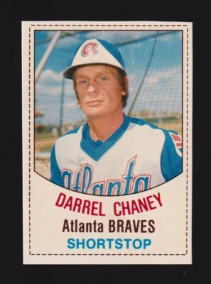 1977 HOSTESS #57  Darrel Chaney  ATLANTA BRAVES  ( Full Lines )  NM-MINT  A - Image 1 of 2
