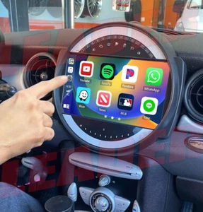 Radio de coche estéreo Android Carplay GPS navegación para BMW Mini Cooper R56 R60 2007-2013 - Imagen 1 de 24