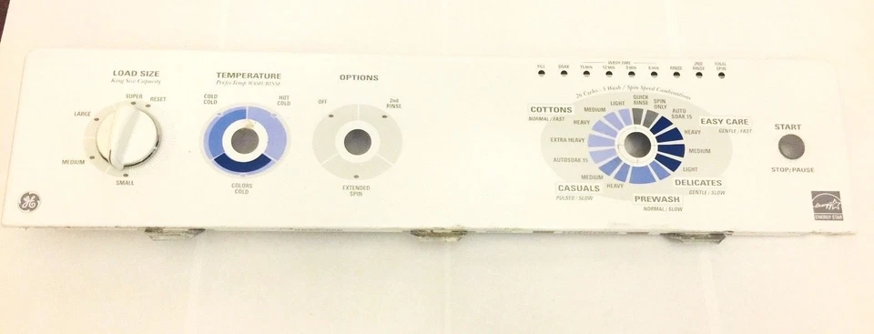 GE Washing Machine Model WHRE5260EWW Panel Board - Image 1 of 2