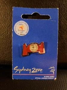 Sydney 2000 Olympische Spiele rot & gold getönt Hafen Brücke Pin - neuwertig - Bild 1 von 1