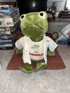 Dr. Phineas Frosch Vintage 1979 Plüsch 11 Zoll mit Safari & Phineas Hemd, Ärztejacke - Bild 1 von 6