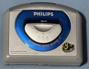 Reproductor de cinta de casete personal Walkman estéreo portátil Philips AQ6492 de colección ¡Funciona! - Imagen 1 de 7