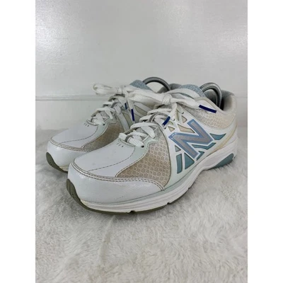 New Balance 847 V2 Women’s White–Teal Walking Shoes Size 9 - Image 1 of 4