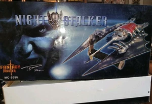 Fantasy Master Night Stalker VAMPIRE Knife Sword Dagger 16" with Plaque - Picture 1 of 6
