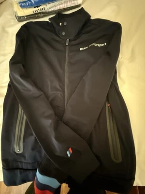 Куртка мужская BMW Motorsport большая темно-синяя гоночная M Power на молнии - Изображение 1 из 4