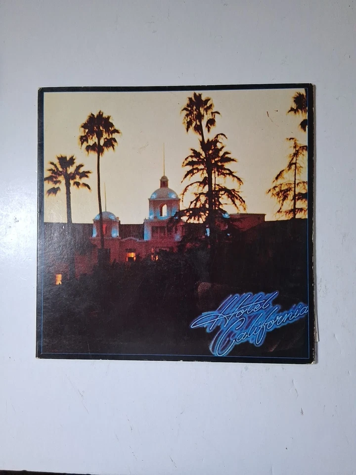 Vinyl Record LP The Eagles Hotel California Poster  Vinyl VG,  Seem Split - Image 1 of 4
