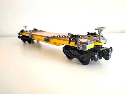 LEGO City Train MOC Custom Flat Car, 36 studs long platform, with instructions - Photo 1/4
