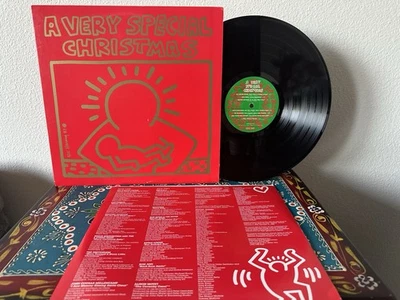 A Very Special Christmas LP VG+ A&M UME Keith Haring Run-DMC Bon Jovi U2 Madonna - Image 1 of 3