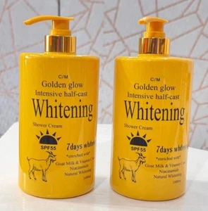 Golden Glow Intensive Whitening Exfoliating Shower Gel 1000ml (Yellow) - Picture 1 of 2
