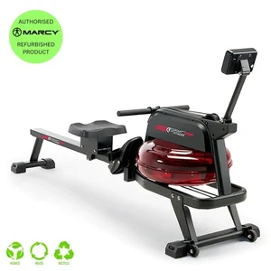 Hydro Water Rowing Machine Folding Compact Home Gym Rower LCD Marcy CFit 167 - Picture 1 of 8