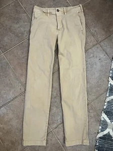 American Eagle Extreme Flex 28x30** Slim Straight Tan Khaki Chino Classic Pants - Picture 1 of 11