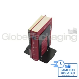 4 x HEAVY DUTY METAL BOOKENDS BOOK ENDS - 5* BRAND - Picture 1 of 6
