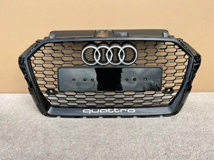 AUDI A3 S LINE SE 8V LIFT 2016-2019 STOßSTANGE VORNE GITTER RS STYLE [16RS3-SCHWARZ] - Bild 1 von 12