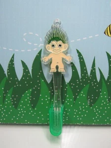 GLITTER HAIR TROLL TOOTHBRUSH W/ COVER- 5" World Trend, INC. Toothbrush - NEW - Picture 1 of 9