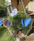 English Country Garden Butterfly Decorations On Sticks - Indoor - Outdoor