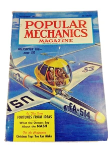 Vintage Popular Mechanics Magazine November 1953 Helicopter Tug 53 Nash - Picture 1 of 12