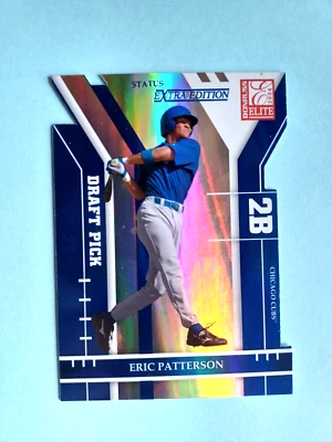 2004 DONRUSS ELITE ERIC PATTERSON #353 RC STATUS DIECUT #16/25 CHICAGO CUBS - Image 1 of 3