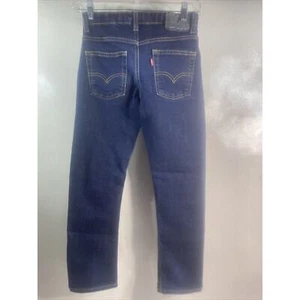 Levi's 511 Slim Fit Black Label Blue Jeans Dark Wash Boy's Size 10 REG 25x26  - Picture 1 of 10