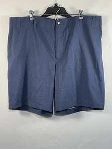 Callaway Mens Blue Diamond Print Flat Front Stretch Chino Golf Shorts 42 - Picture 1 of 5