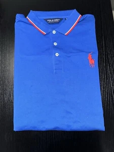 Polo Golf Mens Size XL Blue Short Sleeve Golf Polo Shirt - Picture 1 of 2