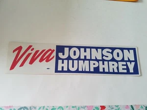 Viva Johnson Humphrey Autoaufkleber 3,5"x15"   - Bild 1 von 3