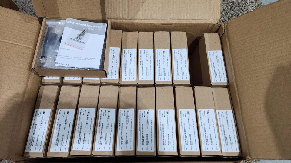 Aruba AP-220-MNT-W3 Wall/Ceiling Mount (JY706A) - Lot of 20 - Image 1 of 4