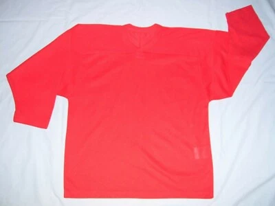 Camiseta deportiva de práctica de hockey CCM juvenil manga 3/4 punto al aire roja juvenil talla L/XL Foto 1 de 4