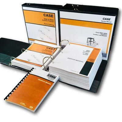 Case 855C Tractor sobre orugas Manual de servicio Piezas Catálogo Operadores Propietarios Tienda Set Foto 1 de 4