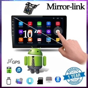 10" 2 Din Radio Coche Android 8.1 Pantalla táctil Estéreo Cámara 1+16G GPS Wifi - Imagen 1 de 12