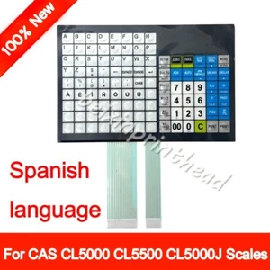 Keyboard For CAS CL5000 CL5500 CL5000J Scales W/ Pole Overlay Spanish language - Picture 1 of 6