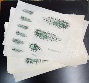 Iron Horse Sunday DH Bike USA Factory Water Transfer Decals 2008 OEM - Set of 13 - Picture 1 of 8