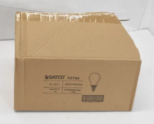 Lot of 20 Bulbs Satco 40W A15 Clear Appliance & Fan Lamp Bulbs 420 Lumens S2744 - Picture 1 of 11